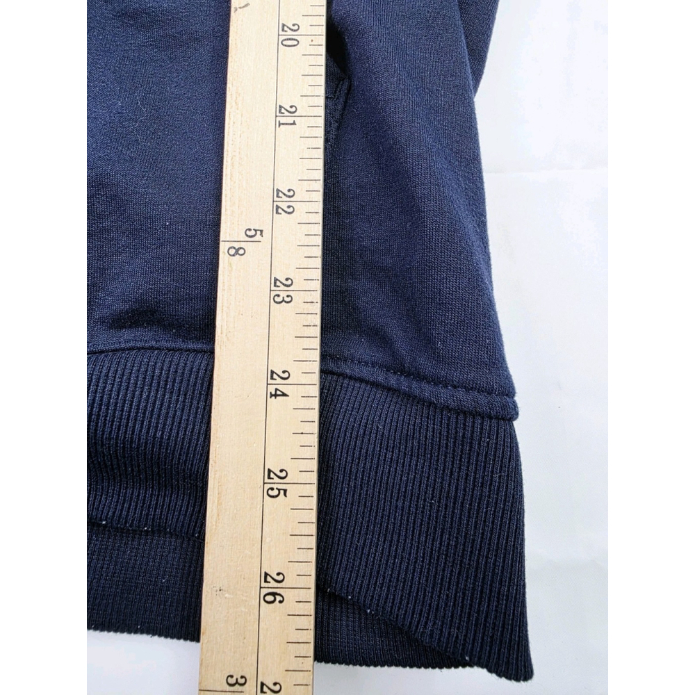 Nike Sportswear Club Fleece Hoodie Full Zip Navy Blue Swoosh Men's Size XXXL - Picture 4 of 5